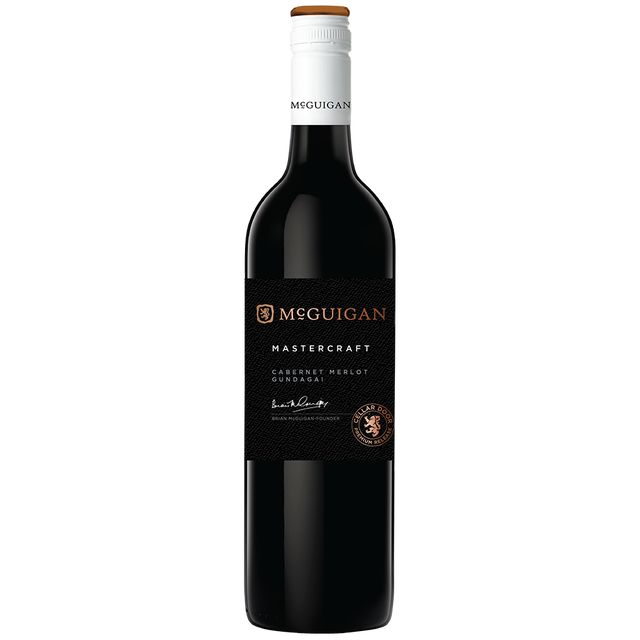 750ml wine bottle 2021 McGuigan Mastercraft Cabernet Merlot image number null